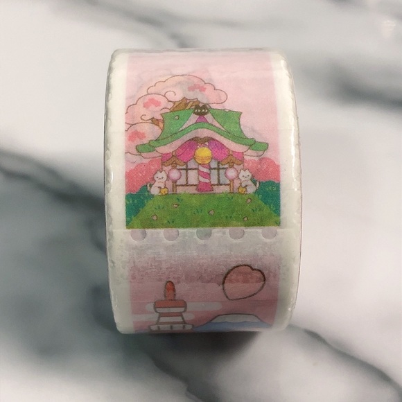 Tokyo Shojo - Cute Sakura Cherry Blossom Matsuri Stamp Washi Tape - Picture 4 of 7